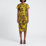 Alora Ladies Mustard Dress