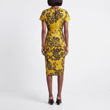 Alora Ladies Mustard Dress