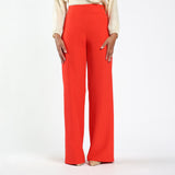 Orange Wide Leg Pants