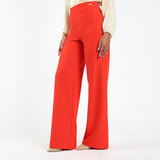 Orange Wide Leg Pants