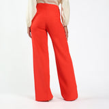 Orange Wide Leg Pants
