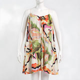 Printed Tiered Dress