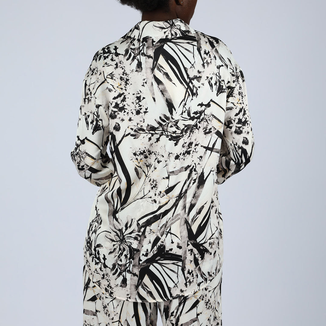 Alora Ladies Blk/Cream Top