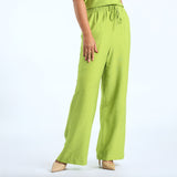 Green Wide Leg Pants