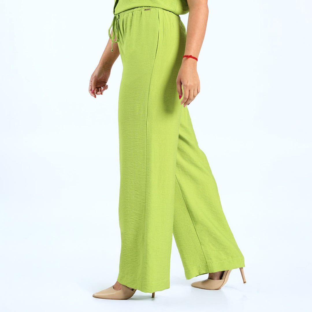 Green Wide Leg Pants
