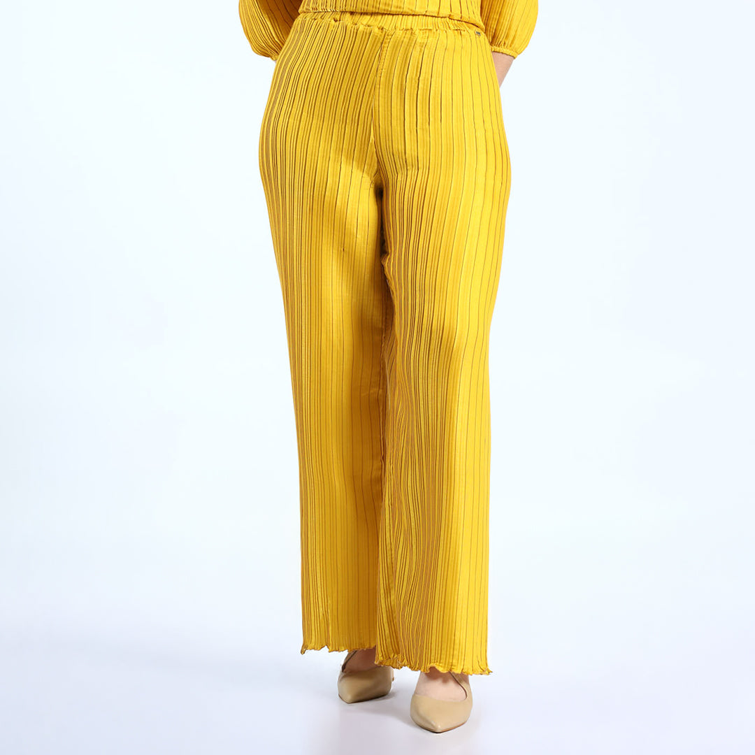 Shimmer Pleated Pants