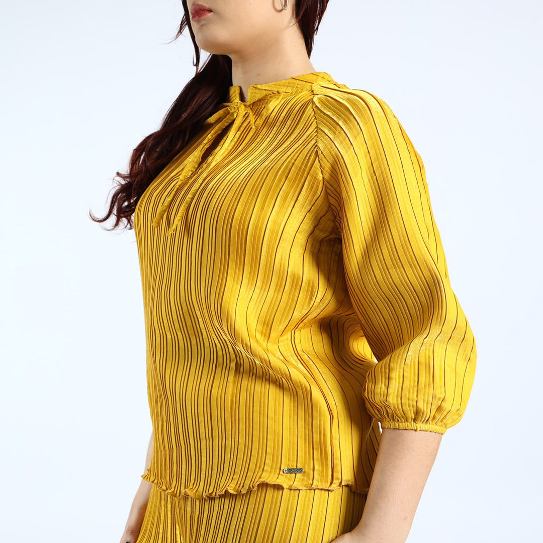 Shimmer Long Sleeve Blouse