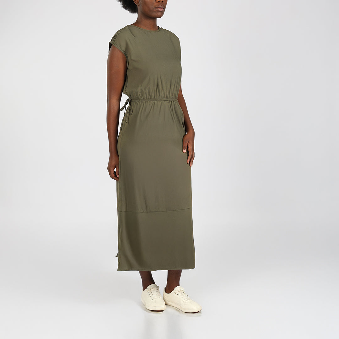 Alora Ladies Olive Dress