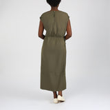 Alora Ladies Olive Dress