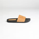 Suede Leather Slide.Zaff Embossing.