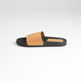 Suede Leather Slide.Zaff Embossing.