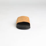 Suede Leather Slide.Zaff Embossing.