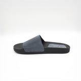 Suede Leather Slide.Zaff Embossing.