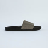 Suede Leather Slide.Zaff Embossing.