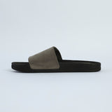 Suede Leather Slide.Zaff Embossing.