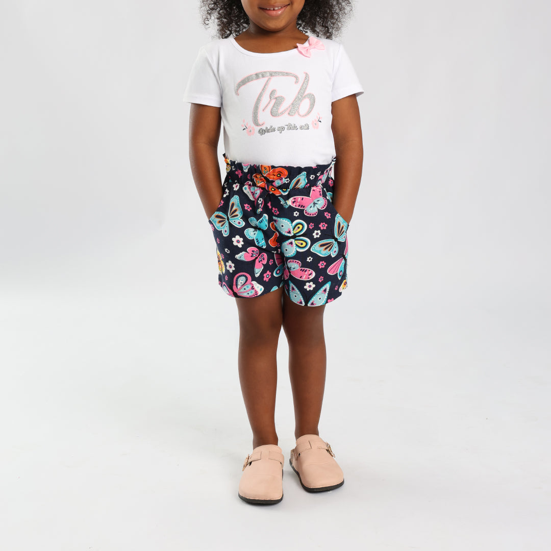 TRB Girls Navy Short
