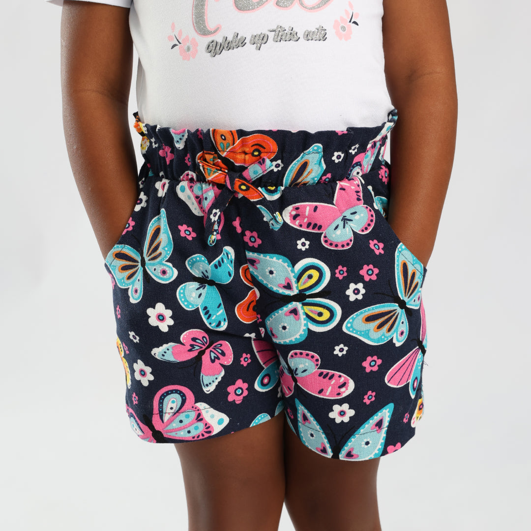 TRB Girls Navy Short