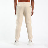 MENS ZAFF STONE COTTON JOGGER WITH ZIP DETAIL