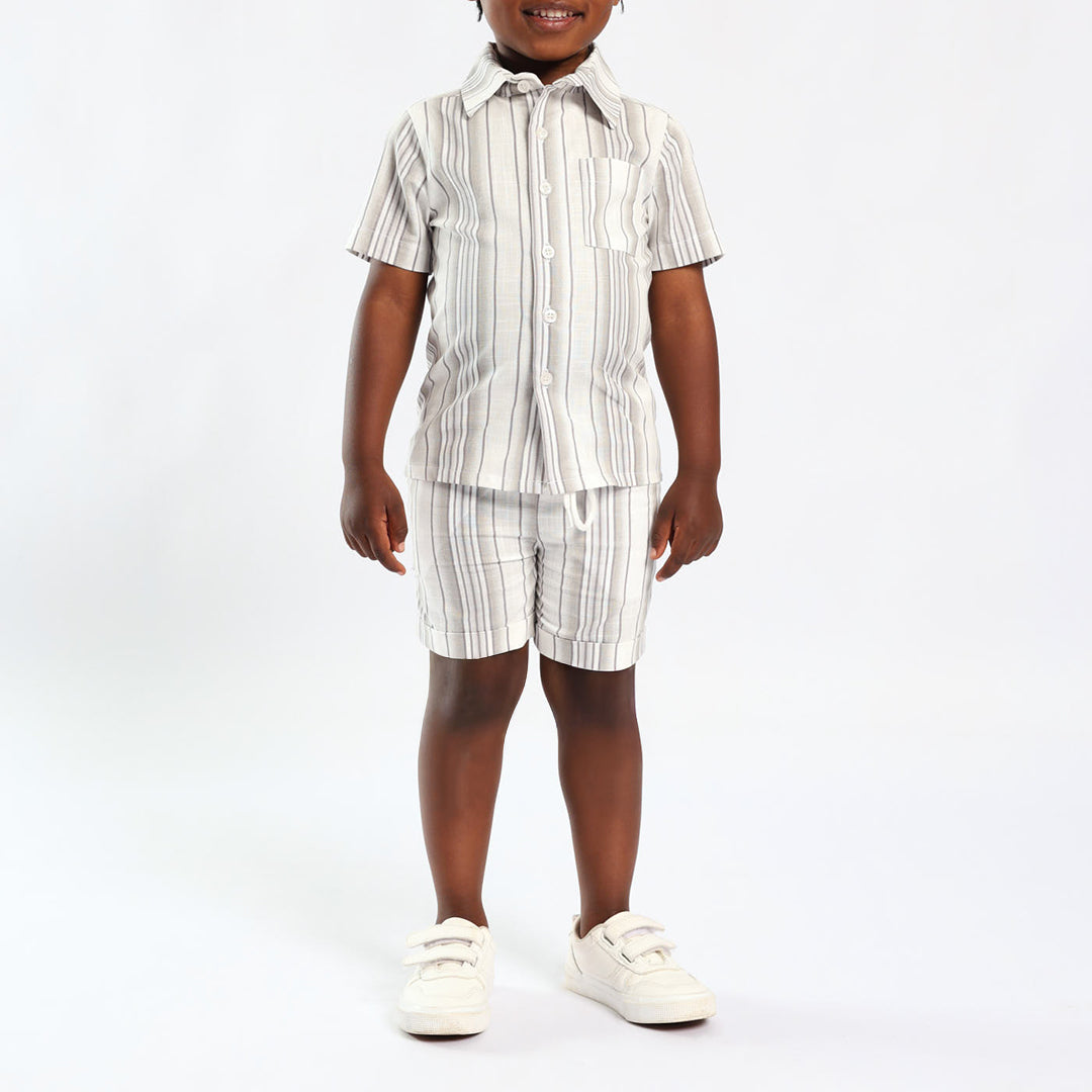 Grey Stripe Shirt