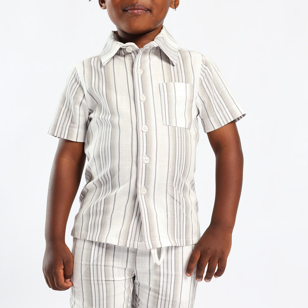 Grey Stripe Shirt