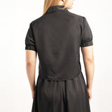 Ladies Black Boxy Shirt