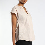 Alora Ladies Polka Dot Stone Top