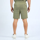 MENS ZAFF OLIVE WOVEN SHORTS
