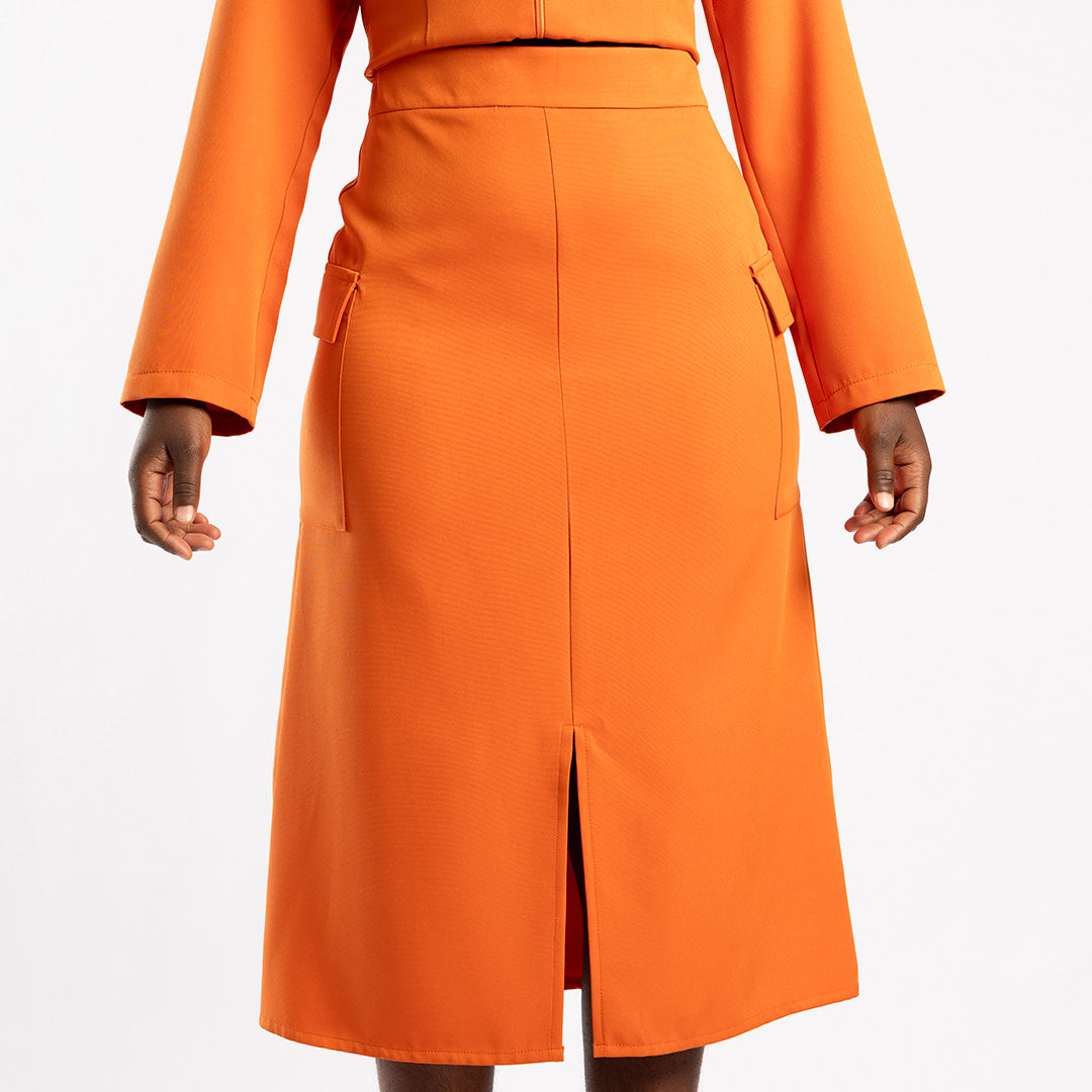 Alora Ladies Rust Skirt