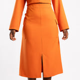 Alora Ladies Rust Skirt