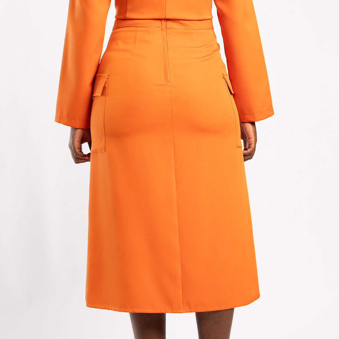 Alora Ladies Rust Skirt