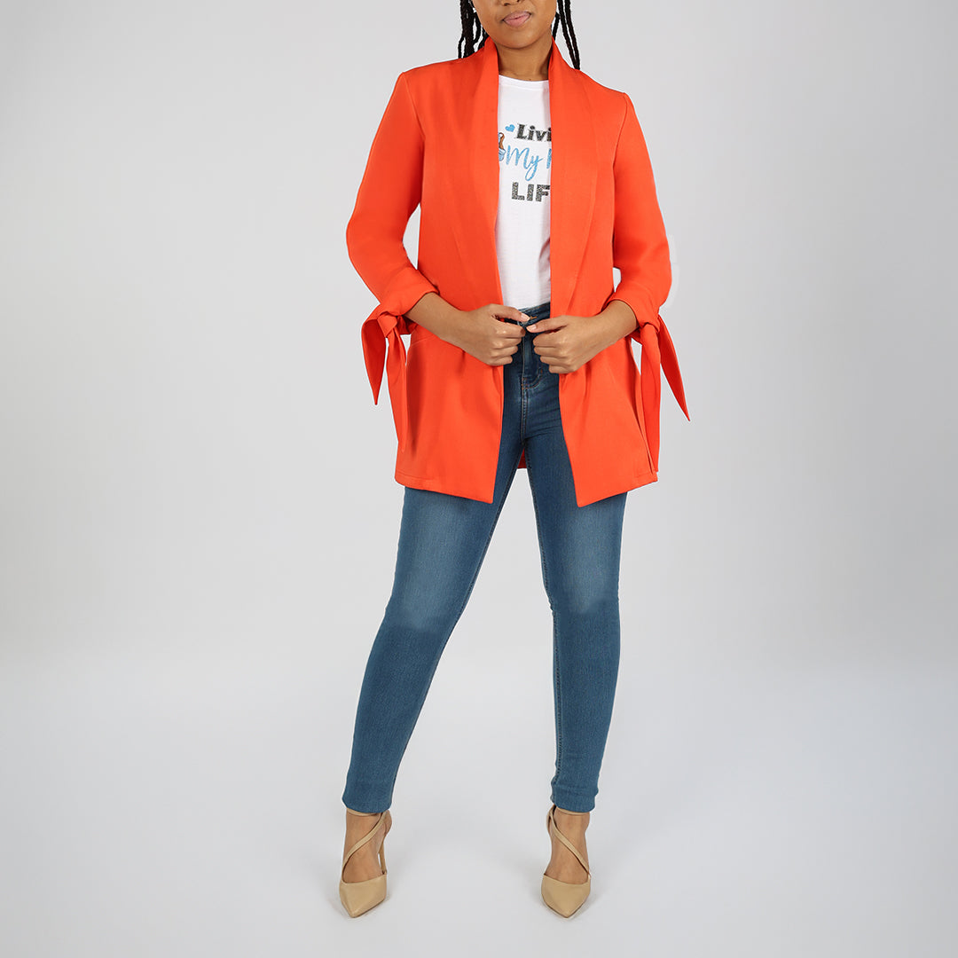 Alora Ladies Orange Jacket