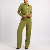 Alora Ladies Green Pants