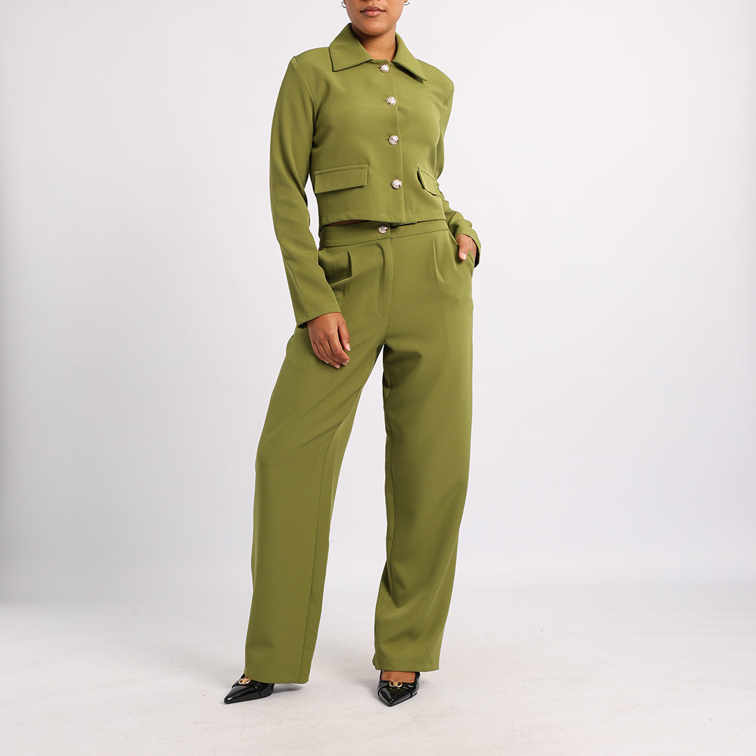 Alora Ladies Green Jacket