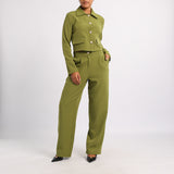 Alora Ladies Green Jacket