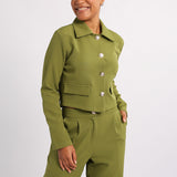 Alora Ladies Green Jacket
