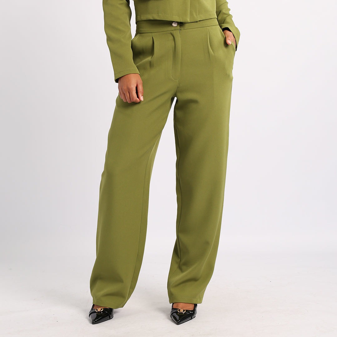 Alora Ladies Green Pants
