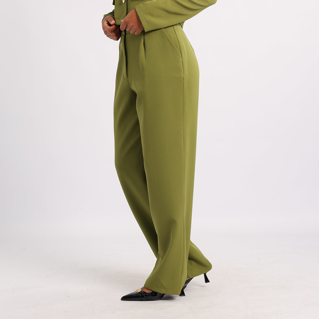 Alora Ladies Green Pants