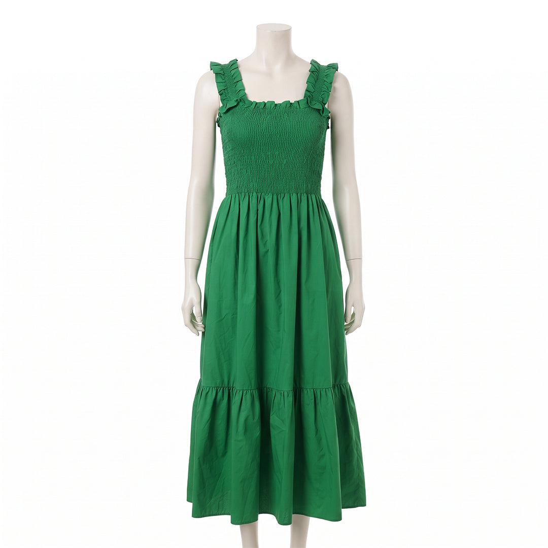 Alora Ladies Green Dress