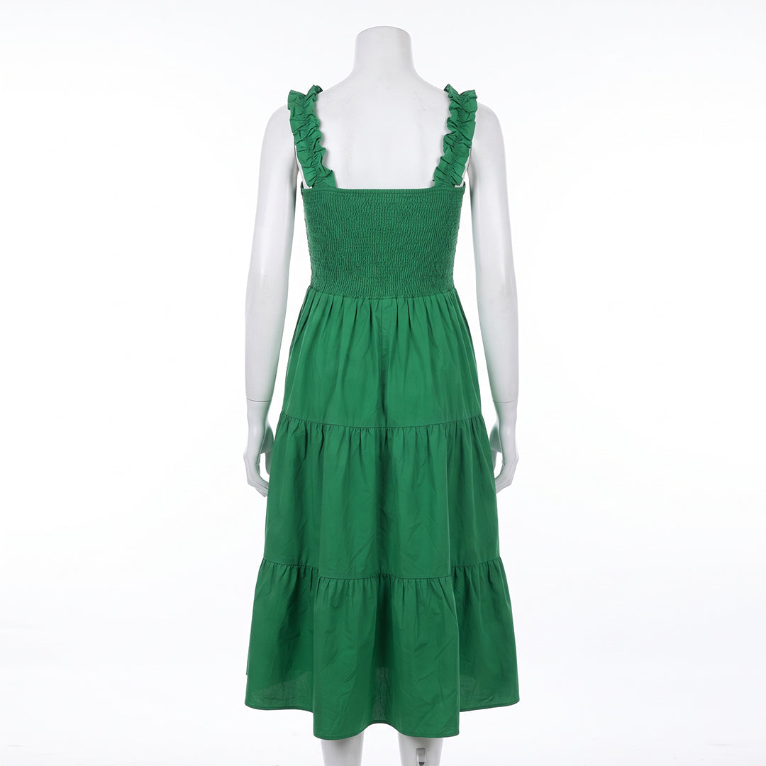 Alora Ladies Green Dress