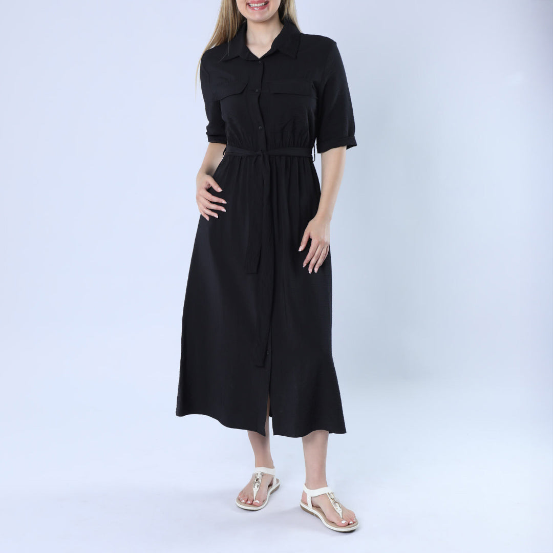 Alora Ladies Black Dress ALORA Fashion Fusion