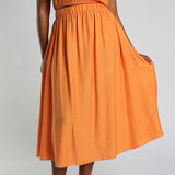 Alora Ladies Orange Skirt