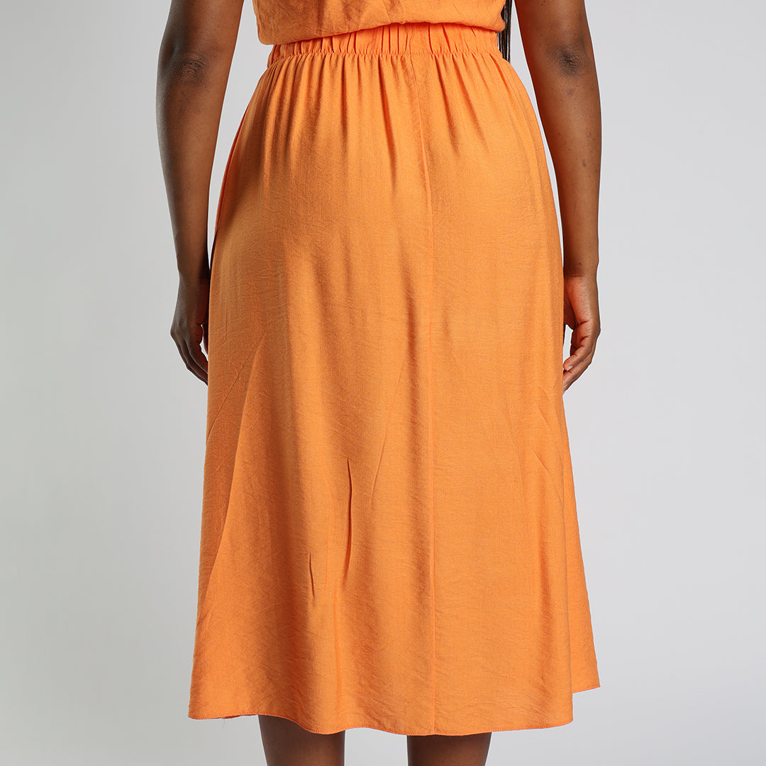 Alora Ladies Orange Skirt