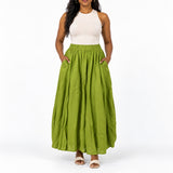 Alora Ladies Chartuse Skirt