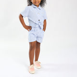 TRB Girls Blue/White Shirt