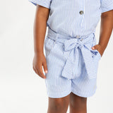 TRB Girls Striped Short