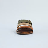 Suede Leather Strappy Sandal.