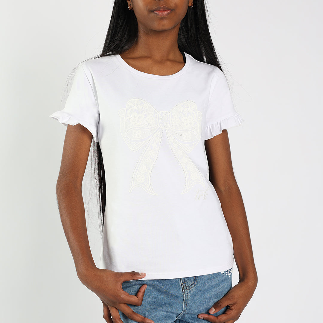 TRB GIRLS WHITE TOP