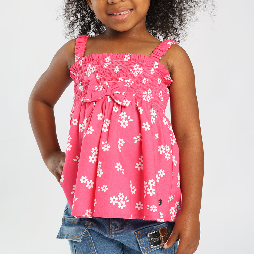 TRB GIRLS NAVY/PINK 2PK TEES