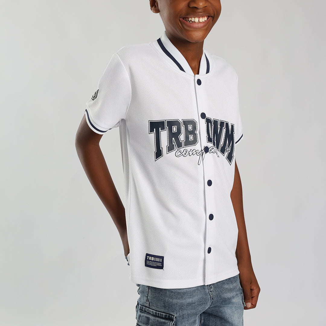 White Baseball Shirt
