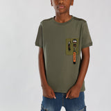 Olive Nylon T-shirt